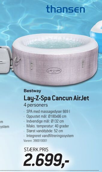 Lay-Z-Spa Cancun AirJet