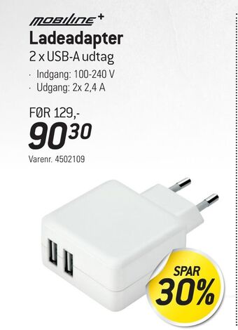 Thansen Ladeadapter tilbud