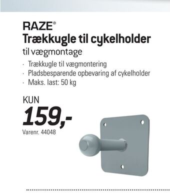 Thansen Trækkugle til cykelholder tilbud