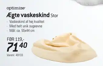 Thansen Ægte vaskeskind tilbud