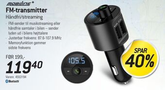 Thansen FM-transmitter tilbud