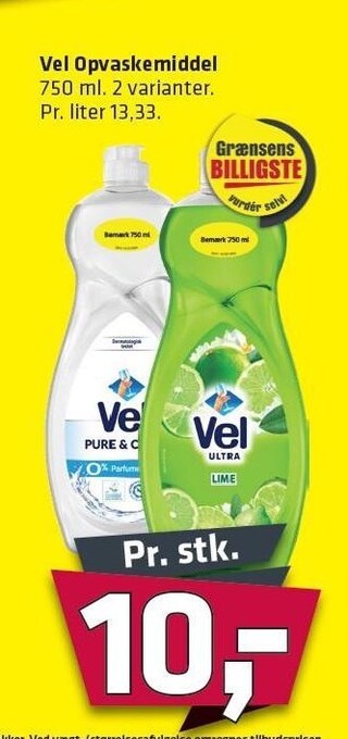 Fleggaard Vel opvaskemiddel tilbud
