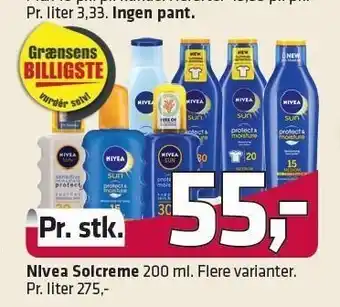 Fleggaard Nivea solcreme - Flere varianter tilbud