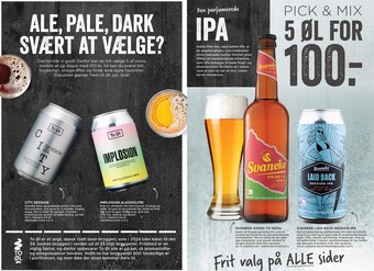 MENY Pick & Mix 5 øl for 100 tilbud