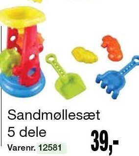 Harald Nyborg Sandmøllesæt 5 dele tilbud