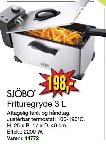 Frituregryde 3 L