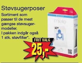 Harald Nyborg Støvsugerposer tilbud