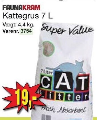 Harald Nyborg Kattegrus 7 L tilbud