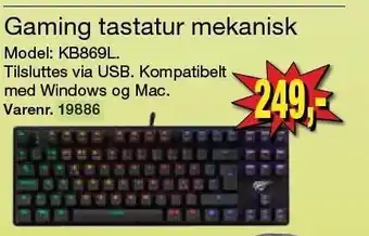 Gaming tastatur mekanisk