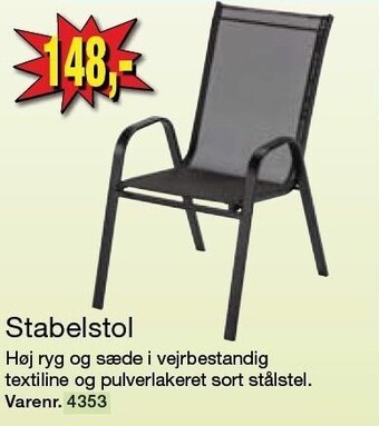 Harald Nyborg Stabelstol tilbud