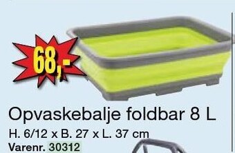 Harald Nyborg Opvaskebalje foldbar 8L tilbud