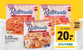 SPAR Dr. Oetker Ristorante pizza tilbud