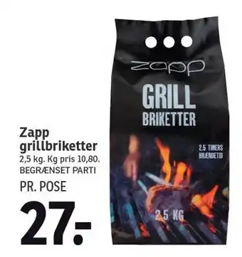 Zapp grillbriketer