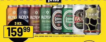 Priss Royal, Odense, Giraf el. Faxe 3 ks. tilbud