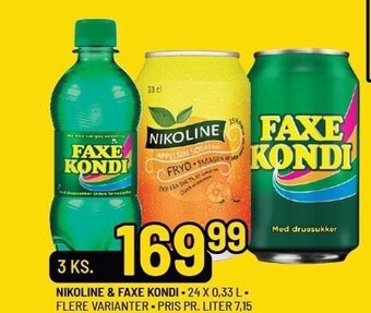 Nikoline & Faxe Kondi 3 ks.