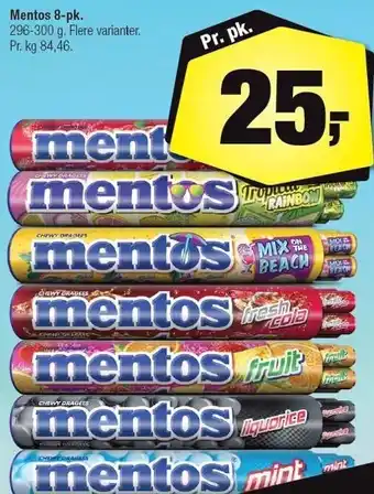Calle Mentos 8-pak tilbud