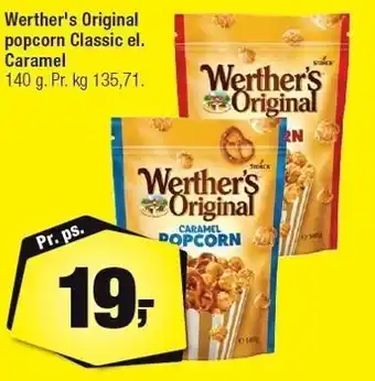 Calle Werther´s Original popcorn Classic el. Caramel tilbud