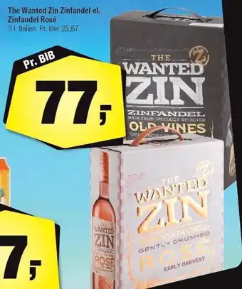 The Wanted Zin Zinfandel el. Zinfandel Rosé 3 ltr.