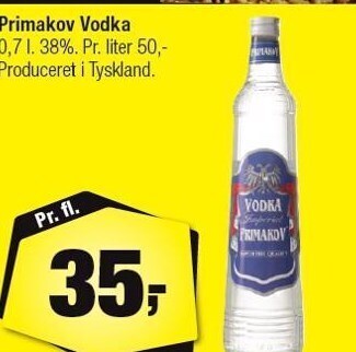 Calle Primakov Vodka tilbud