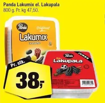 Calle Panda Lakumix el. Lakupala tilbud