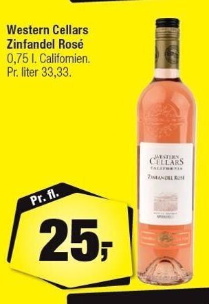 Calle Western cellars zinfandel rosé tilbud