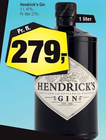 Calle Hendrick's gin tilbud