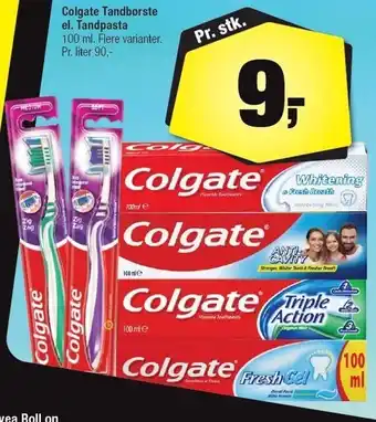 Calle Colgate Tandpaster el. Tandbørste tilbud