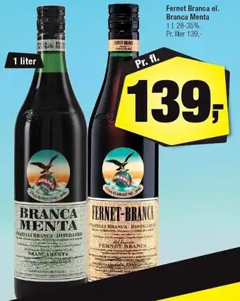 Calle Fernet branca el. branca mente tilbud