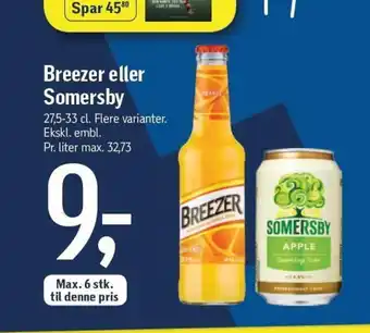 Føtex Breeezer Eller Somersby tilbud