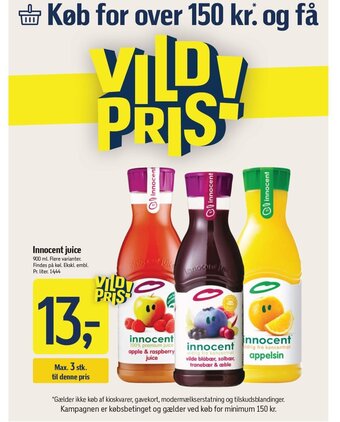 Føtex Innocent Juice tilbud