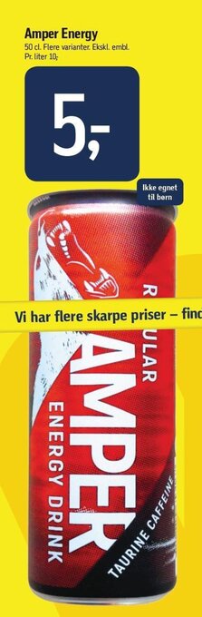 Føtex Amper Energy tilbud