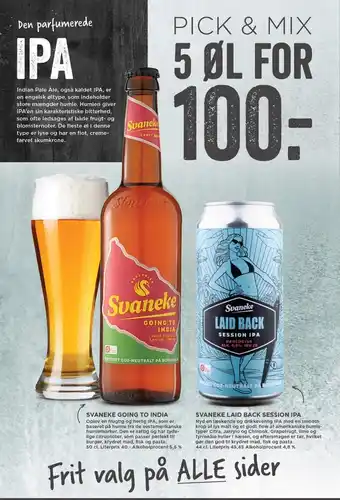 MENY Svaneke Going to India / Svaneke Laid Black Session IPA tilbud