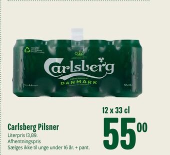 Min Købmand Carlsberg Pilsner tilbud