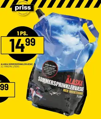 Alaska sommersprinklervæske