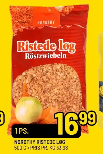 Priss Nordthy ristede løg tilbud