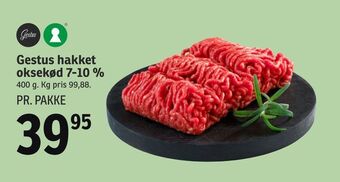 SPAR Gestus hakket oksekød 7-10 % tilbud
