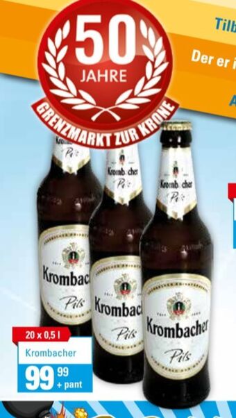 zur Krone Krombacher øl tilbud