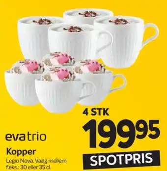 Din Isenkræmmer Eva trio kop tilbud