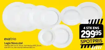 Din Isenkræmmer Eva trio tallerken tilbud