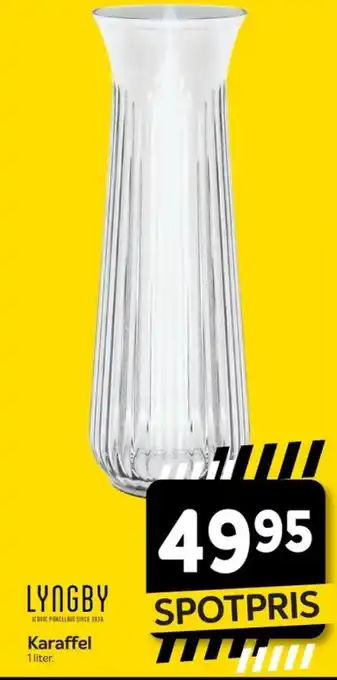Din Isenkræmmer Lyngby glas karaffel tilbud