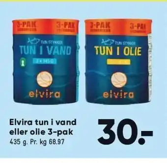 Bilka Elvira tun i vand eller olie tilbud