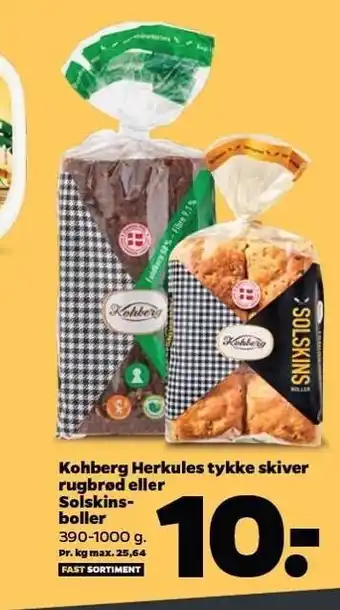 Netto Tykke skiver rugbrød el. Solskinsboller tilbud