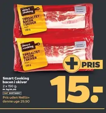 Netto Bacon i skiver tilbud