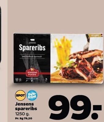 Netto Jensens spareribs tilbud