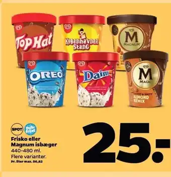 Netto Frisko el. Magnum isbæger tilbud