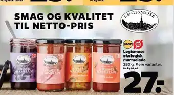 Netto Øko marmelade tilbud