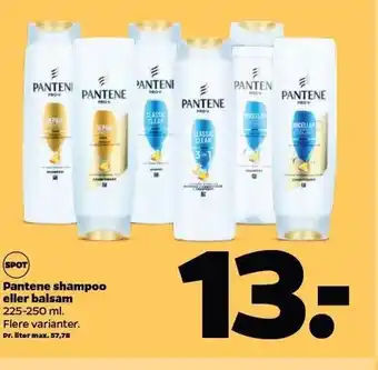 Netto Pantene shampoo el. balsam tilbud