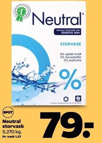 Netto Neutral storvask tilbud