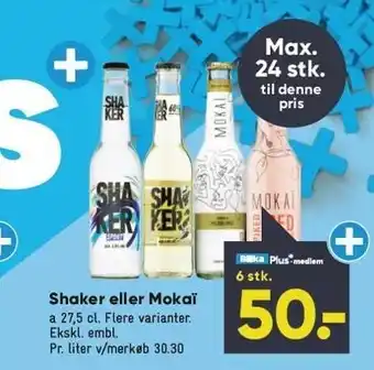 Bilka Shaker el. Mokai tilbud