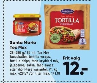 Bilka Santa Maria Tex Mex tilbud
